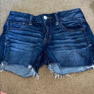 Denim shorts